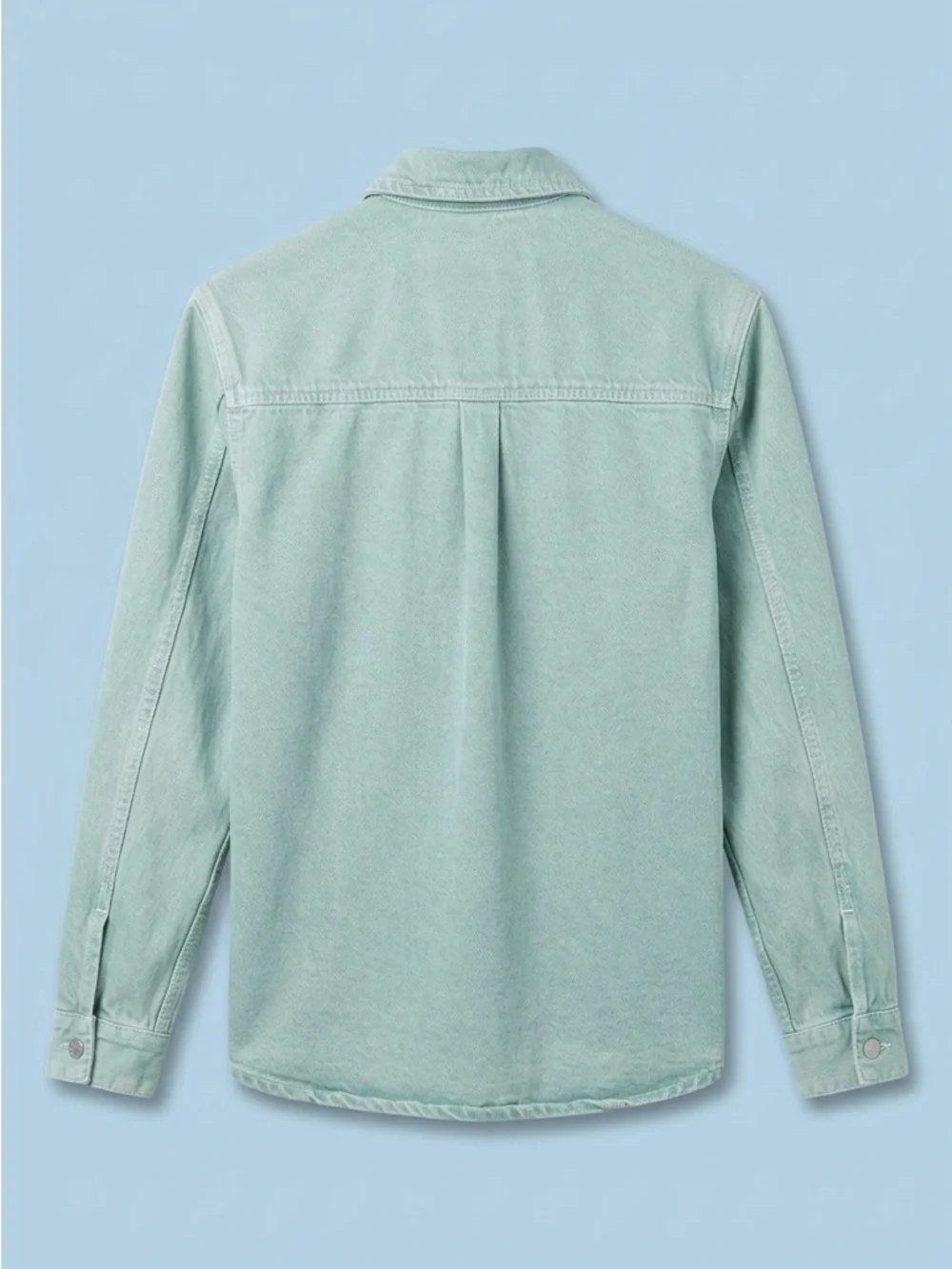 ZARA Sage Green Lightweight Overshirt - Picture 2 of 6